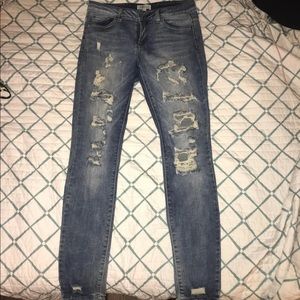Distressed Skinny Jeans